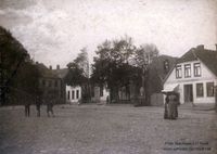 5198 - (0001) Marktplatz Westseite Hotel Baur ca. 1900