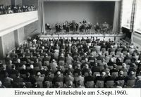 5681 - (0001) Einweihung der Mittelschule am 5.Sept.1960.