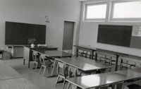 5722 - (0001) Steinkamp-Schule 1966 Klassenraum