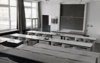 5725 - (0001) Steinkamp-Schule 1966 Naturwissenschaftlicher Klassenraum