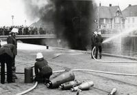 10245 - (0198) FFw &Uuml;bung &Ouml;lbrand zum 100j&auml;hrigen 1969