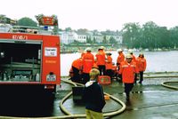 3073 - (0138) FFw Feuerwehr Speicherbrand 1991