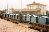 1472 - (0175) Bahnhof - Fa.Kuhl - Verladung Rational R&uuml;benroder 1985