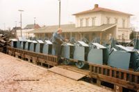 1472 - Bahnhof - Fa.Kuhl - Verladung Rational R&uuml;benroder 1985