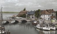 5971 - (PK-00791) - Hafen Kutter Br&uuml;cke 1953