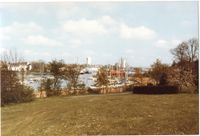 5948 - (F0405) - Blick vom Spielplatz am Strandbad zum Hafen 1989