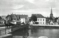 8903 - (PK-00786) - Hafen Br&uuml;cke Zirkuswagen 1914