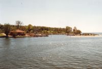 8867 - (F0406) - Blick von der marine zum Seglerhafen 1989