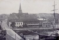 7204 - (0001) Hafen Br&uuml;cke um 1900