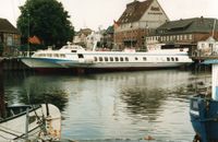 0200 - (F0429) - Hafen Tragfl&auml;chenboot ST&Ouml;RTEBEKER 1990