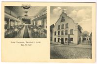 8766 - (PK-00020) - s-w Br&uuml;ckstra&szlig;e Hotel Germania Mehrbildkarte