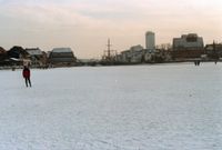 5367 - (F0057) Binnenwasser Winter zugefroren 1989