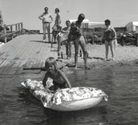 8034 - (F0491) Strand Camping am Strande 1973