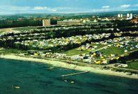 0709 - (PK-01435) - Luftbild Krankenhaus Campingplatz Kiebitzberg 1976