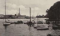 9299 - (PK-00585) - Hafen Segelboote Jungfernstieg 1934