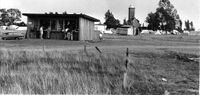 0032 - (F0389) Verkaufsbude auf dem Campingplatz am Leuchtturm Fiehn Pelzerhaken Ende der 50er