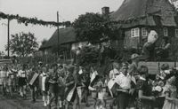 6052 - (F0166) Vogelschie&szlig;en Rettin Alte Schule 1956