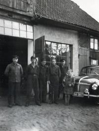 9475 - (0198) Bernard - Goliath Werkstatt Oldenburger Stra&szlig;e 2 nach dem Umbau ca.1950