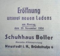 w686 - Boller Schuhhaus 1954