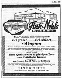 w0220 - Fink &amp; Nehls Textil , K&ouml;nigstra&szlig;e 1956