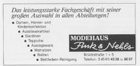 w0625 - Fink&amp;Nehls, Textil, Br&uuml;ckstra&szlig;e 1 +5, 1984