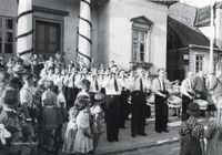 8471 - (0020) Spielmannszug Marktplatz 1953