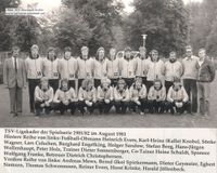 4291 -(0027) TSV Fu&szlig;ball Liga 1981-82