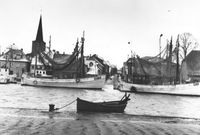 0069 - (0001) Kutter Hafen Hochwasser 1954