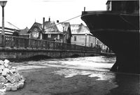 0340 - (0001) Hafen Hochwasser 1954