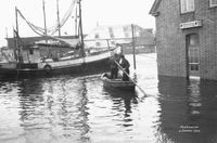 1404 - (0001) Hafen Hochwasser 1954