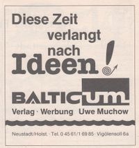 w0557 - Muchow Balticum-Verlag, Vig&ouml;lensoll 6a, Jan.1983