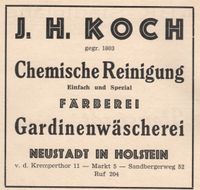 w0589 - Koch, Reinigung, v.d.Kremper Tor 11, 1961