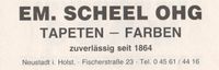 w0519 - Scheel, Schiffsausr&uuml;ster, Tapeten, Farben, Fischerstra&szlig;e, 1981