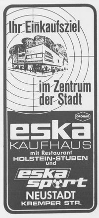 w0628 - ESKA, Kaufhaus, Kremper Stra&szlig;e, 1984