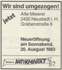 w0652 - Boller Antikhandel, Grabenstra&szlig;e 8, Aug.1983