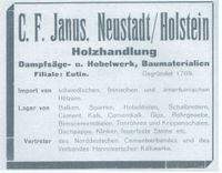 w0250 - Janus, Holzhandlung, Wieksbergstra&szlig;e