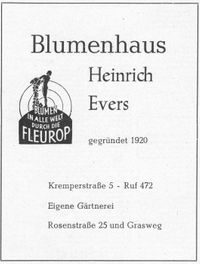w0299 - Heinrich Evers, G&auml;rtnerei, Kremperstra&szlig;e 25