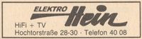 w0603 - Hein, Elektro, Hochtorstra&szlig;e, Jan.1981