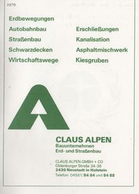 w305 - Alpen, Bau, Stra&szlig;enbau, Oldenburger Stra&szlig;e 34-36, 1979