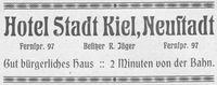 w0137 - Hotel Stadt Kiel, Lienaustra&szlig;e, 1925