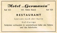w0279 - Boeck, Germania Hotel 1963