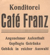 w0458 - Franz, Cafe, Lokal, Br&uuml;ckstra&szlig;e