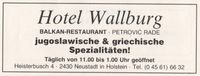 w0494 - Rade, Wallburg, Hotel, Lokal, Heisterbusch 4, 1982