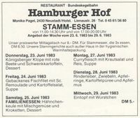 w0611 - Hamburger Hof, Hotel, Lokal, 1983