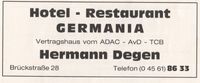 w0620 - Degen, Germania, Hotel, Lokal, Br&uuml;ckstra&szlig;e 28, 1981