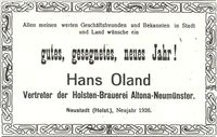 w0065 - Oland Getr&auml;nkehandel 1926