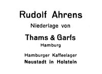 w0444 - Ahrens, Thams &amp; Garls, Lebensmittel, Br&uuml;ckstra&szlig;e