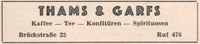 w0505 - Thams&amp;Garfs, Kolonialwaren, Br&uuml;ckstra&szlig;e 22, 1961