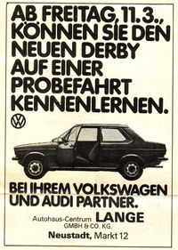 w0020 - Autohaus Lange 1977