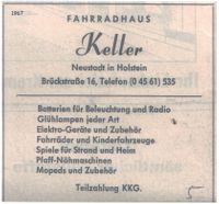 w0078 - Keller Fahrrad Br&uuml;ckstra&szlig;e1967